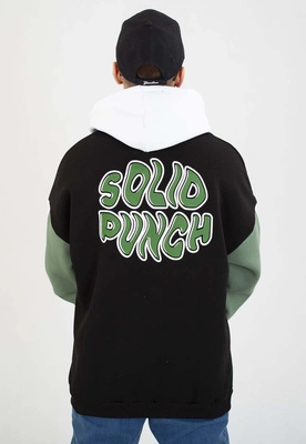 Bluza Patriotic Z Kapturem Solid Punch czarna