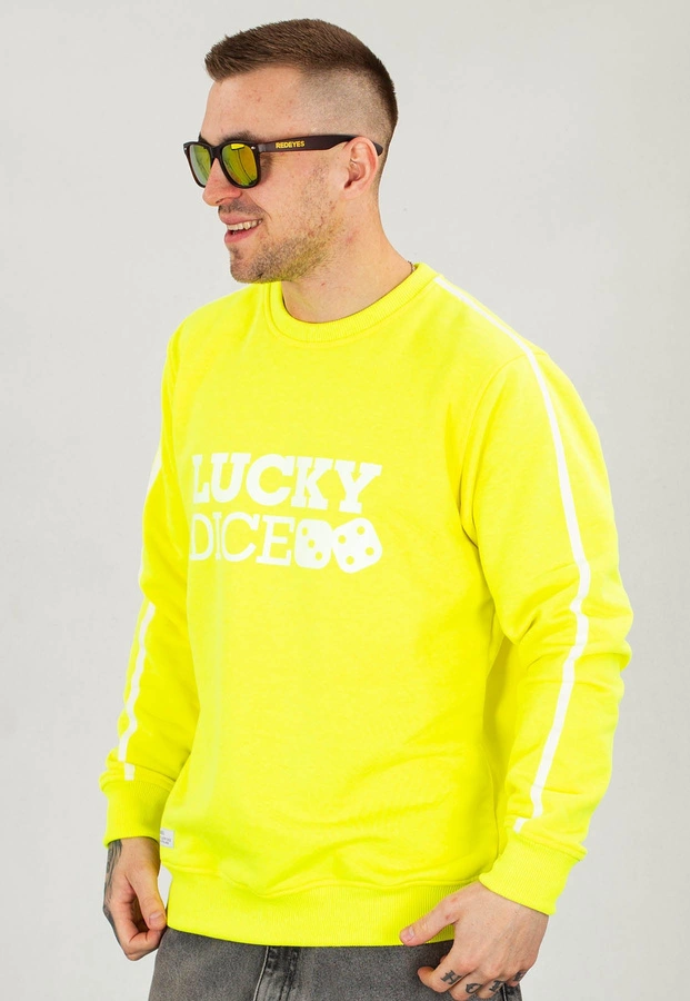 Bluza Lucky Dice Classic PJP neonowa