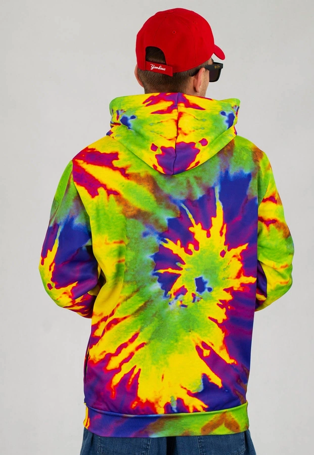 Bluza El Polako Premium Tie Dye Throw zielona