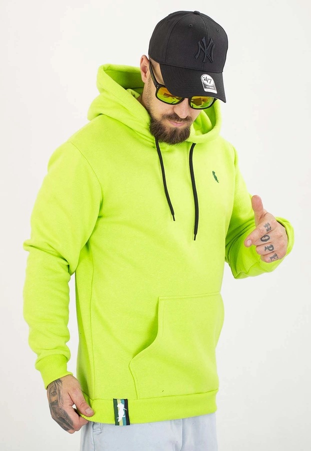 Bluza Dudek P56 Z Kapturem Dudek Logo zielona