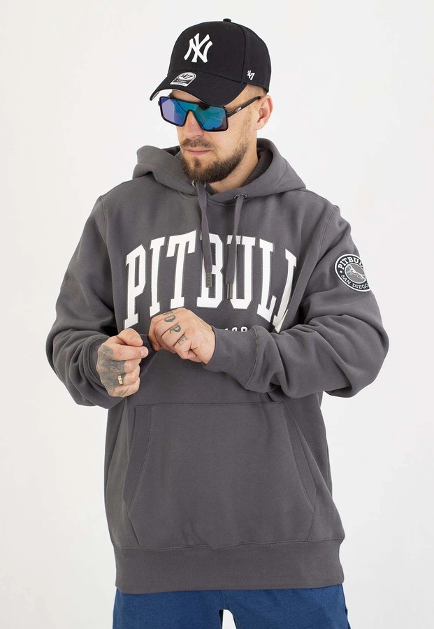 Bluza Pit Bull Z Kapturem Norton graphite