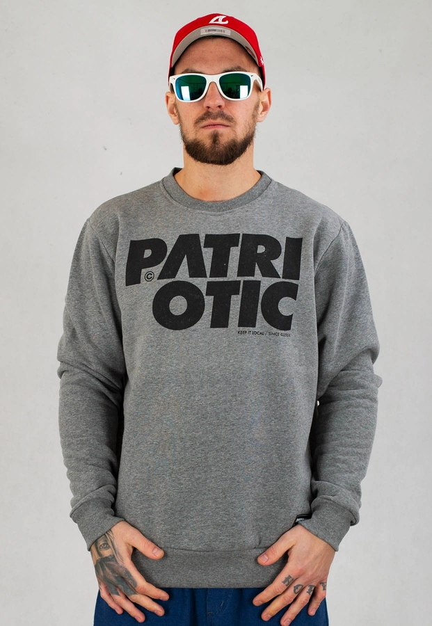 Bluza Patriotic Crewneck CLS grafitowa