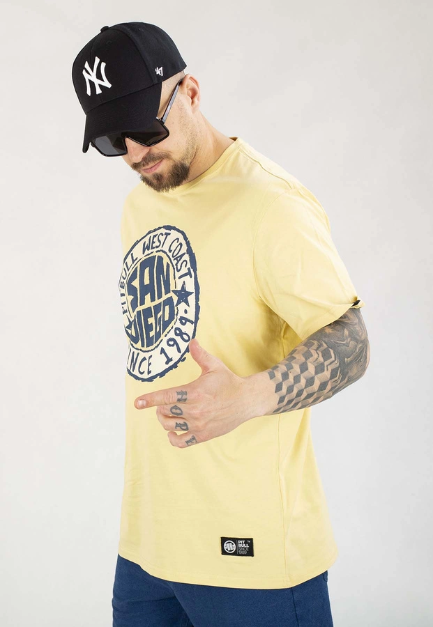T-shirt Pit Bull San Diego Sun 170 yellow