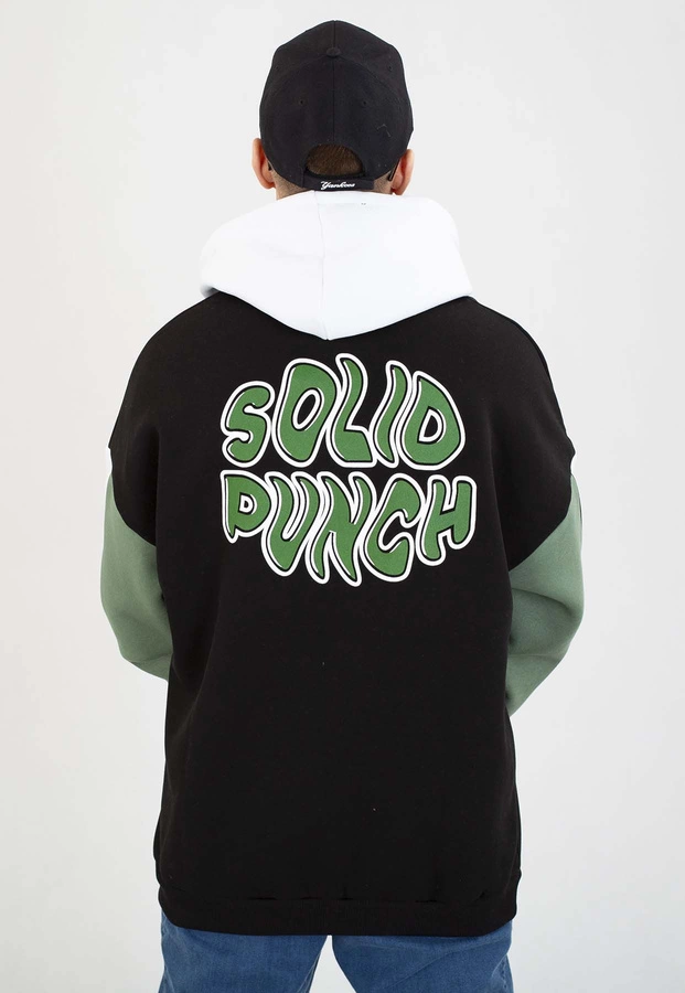 Bluza Patriotic Z Kapturem Solid Punch czarna