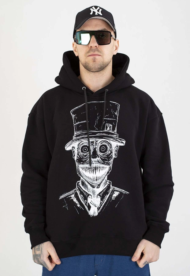 Bluza Demonologia Z Kapturem Kapelusznik czarna