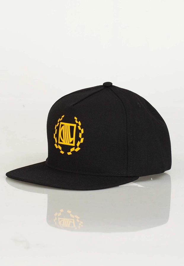 Czapka Snapback Diil Laur Sito czarno żółta