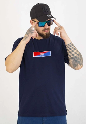 T-shirt Diil Double Block granatowy