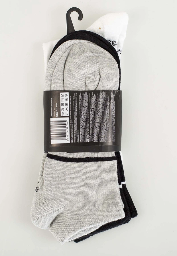 Skiety 4F U449 Unisex 3Pak multikolor białe czarne szare