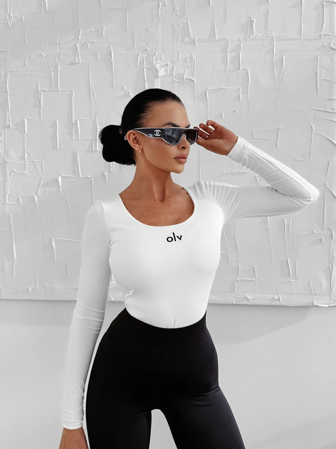 Longsleeve Olavoga Hazzy ecru