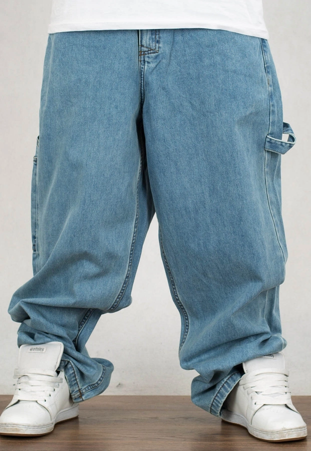 Spodnie Mass Jeans Extra Baggy Fit Elementary light blue