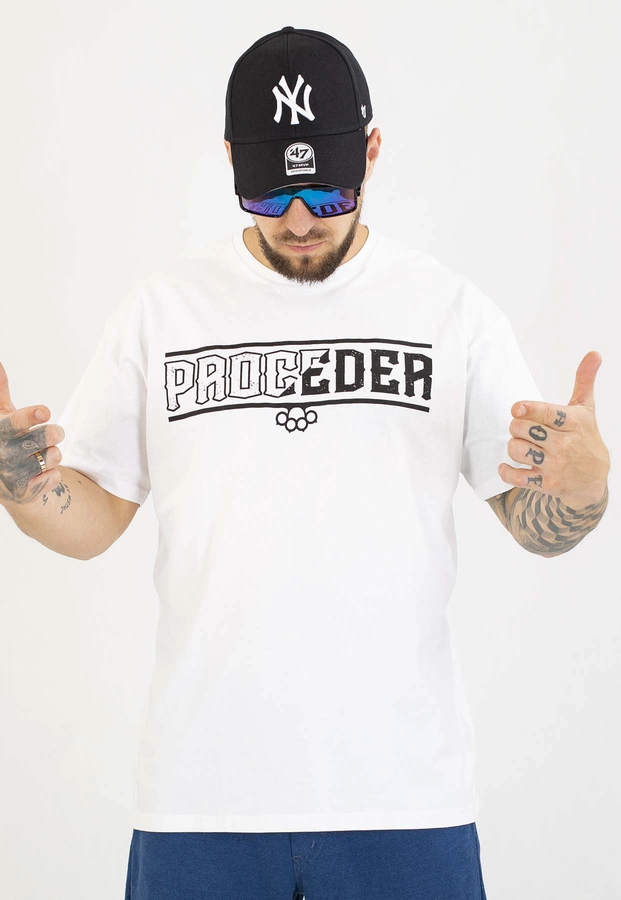 T-shirt Chada Proceder Cut biały