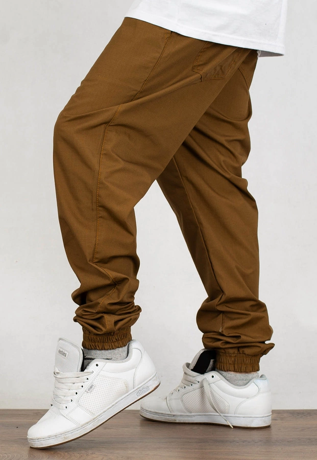 Spodnie Jigga Wear Jogger Crown ripstop brown