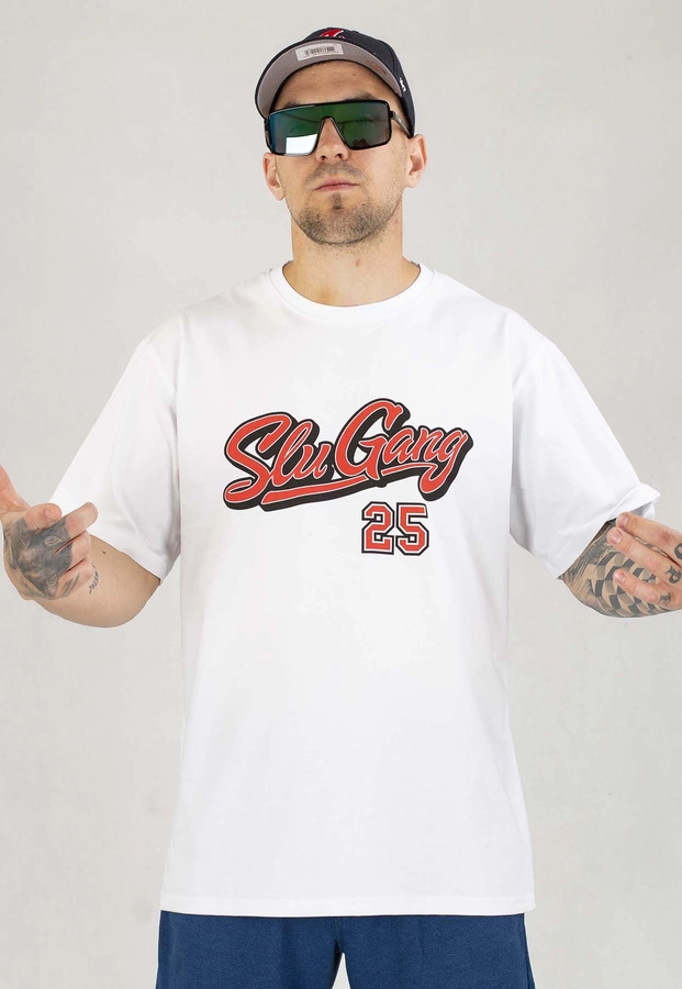 T-shirt RPS Rysiu Peja Solufka Baseball biały