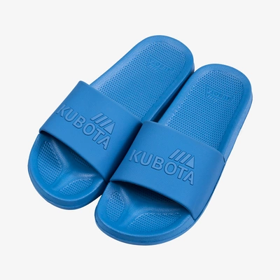 Klapki Kubota Basenowe Plain KUBKK-SS24-03-14 niebieskie
