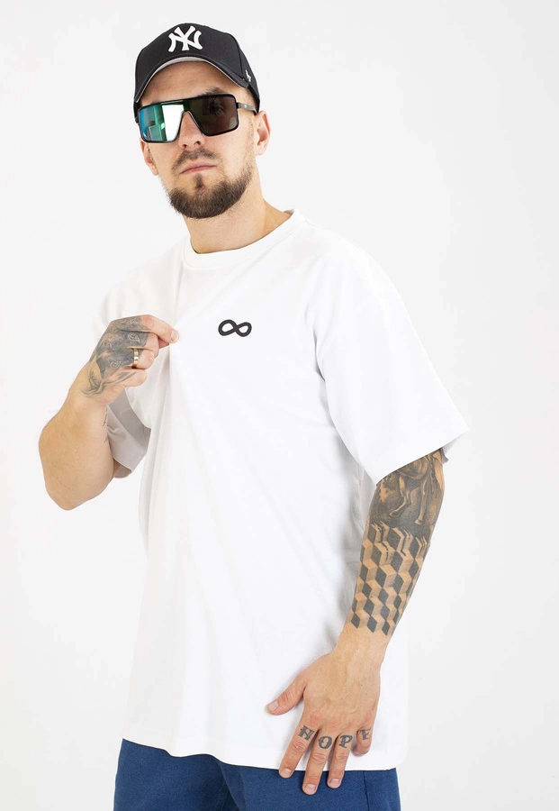 T-shirt Prosto Oversize Infinity D biały