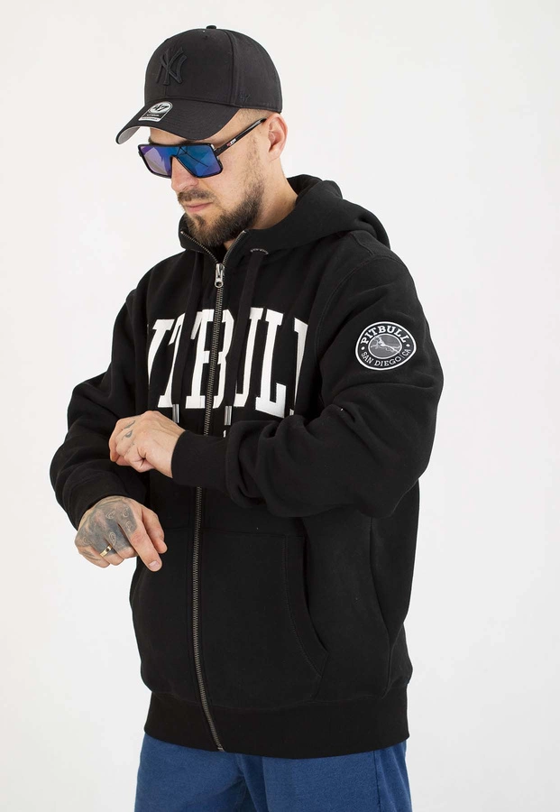 Bluza Pit Bull Z Kapturem ZIP Norton black
