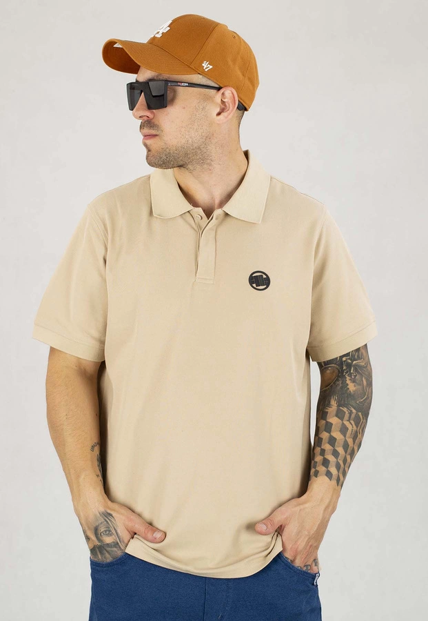 T-shirt Polo Pit Bull Pique Rockey beżowy