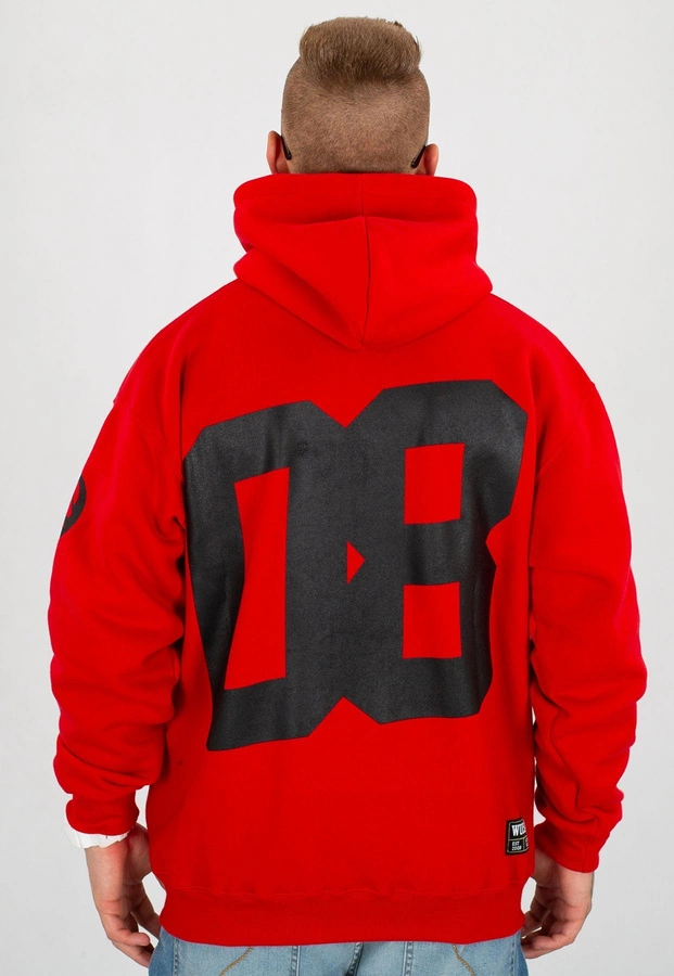 Bluza WSRH 08 czerwono czarna