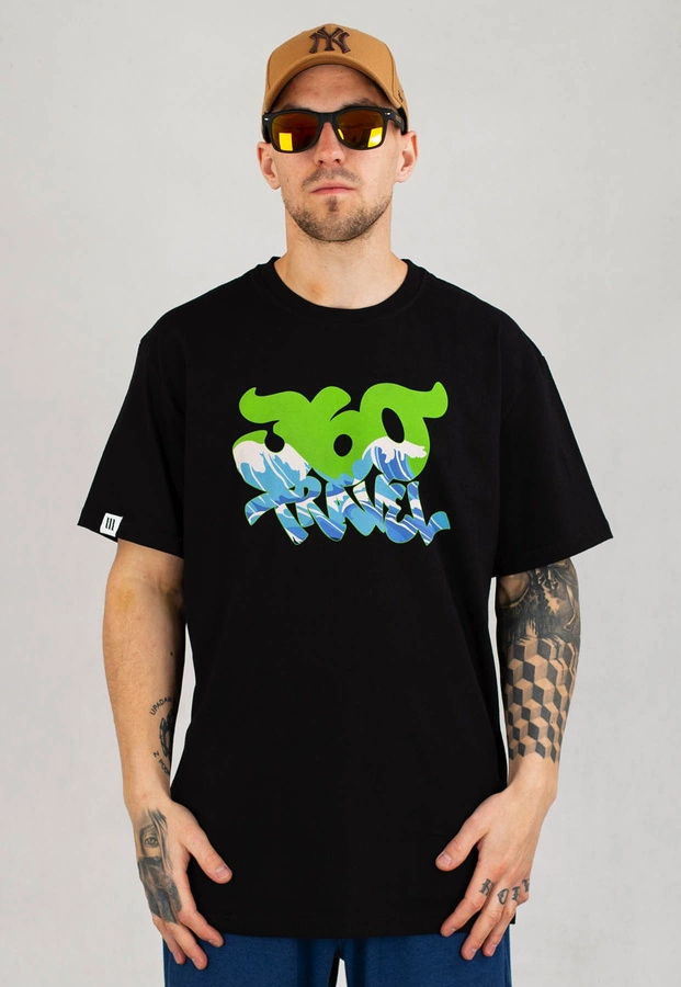 T-shirt 360CLTH Travel czarny