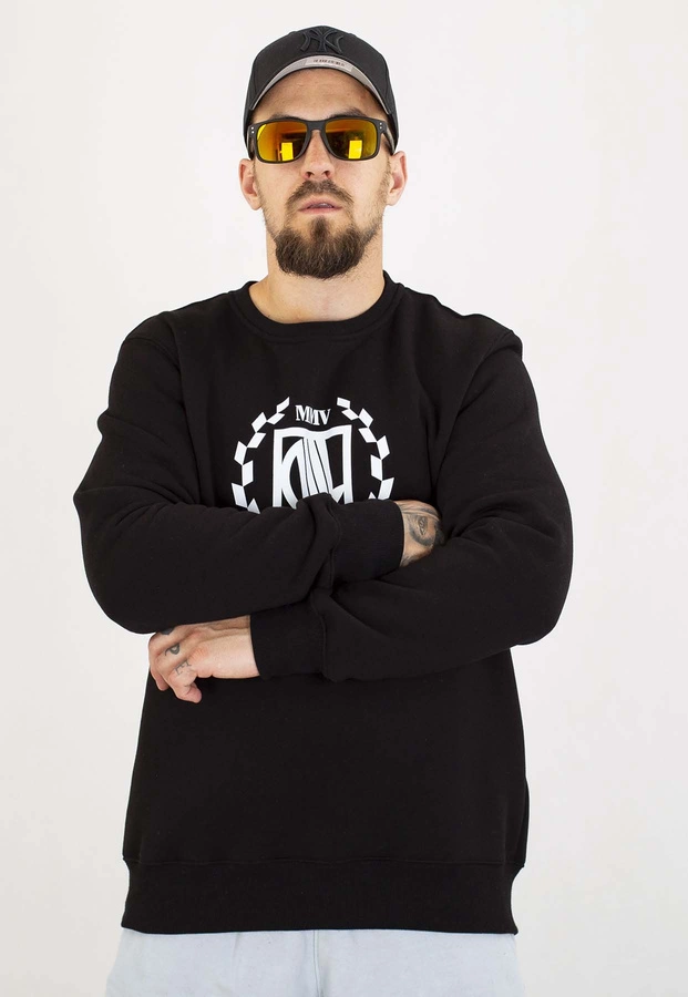 Bluza Diil Bez Kaptura Laur czarno biała