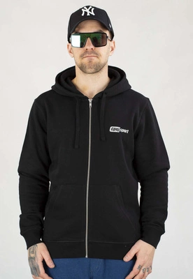 Bluza Stoprocent Z Kapturem ZIP Ćpaj Sport Reflective Logo czarna