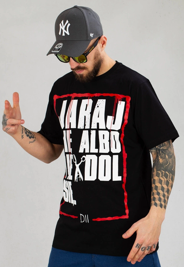 T-shirt Demonologia Jaraj Się czarny