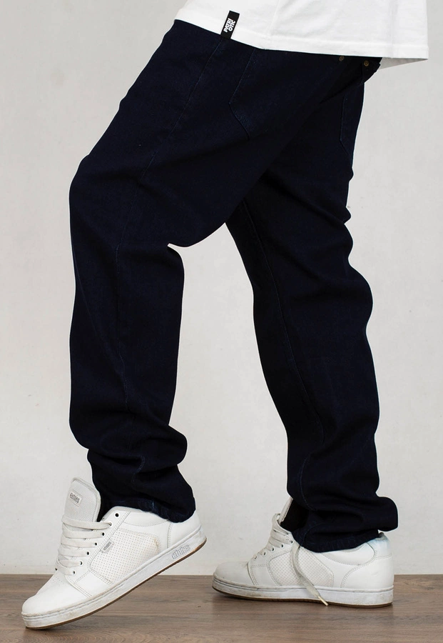 Spodnie Prosto Regular Pocklog navy jeans