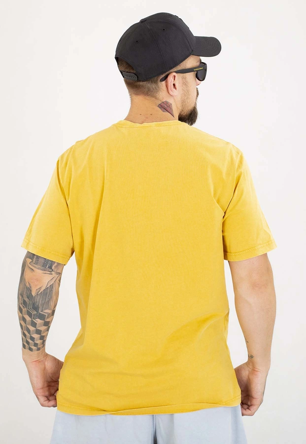 T-shirt Pit Bull Open Beach 190 washed yellow