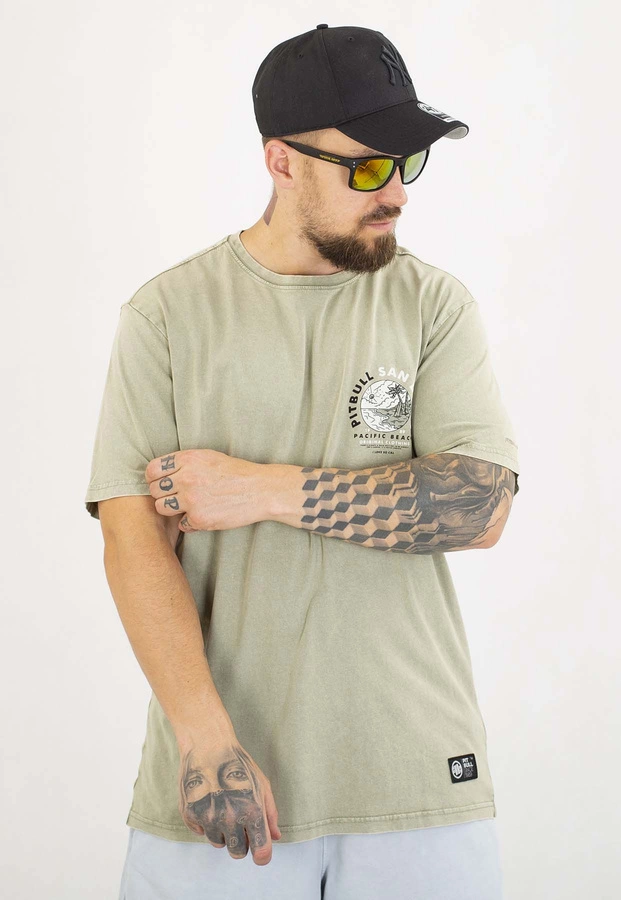 T-shirt Pit Bull Planet Surf 190 dusty salvia