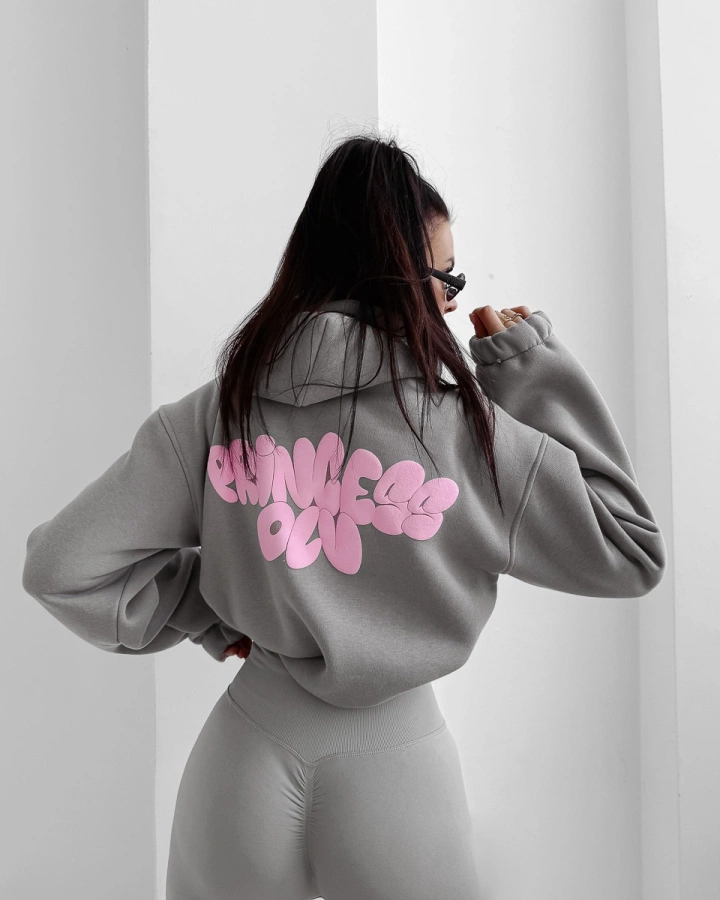 Bluza Olavoga Z Kapturem Frost Layer szara