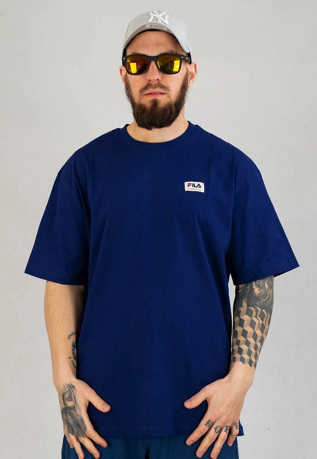 T-shirt Fila Tisovec Boxy Tee FAM0146 niebieski