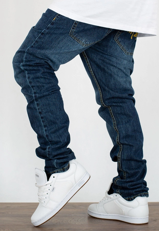 Spodnie Mass Trap Fit Signature dark blue