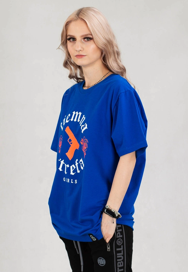 T-shirt Ciemna Strefa Gun chabrowy
