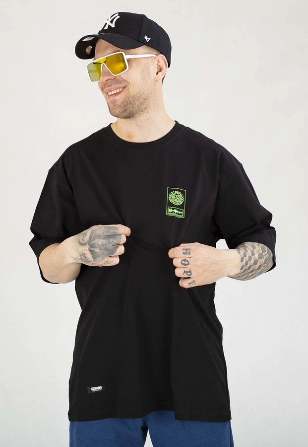 T-shirt Mass Sonar czarny