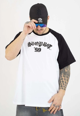 T-shirt Stoprocent Reglan Stopro 99 biały