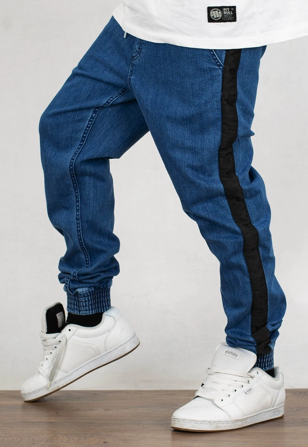 Spodnie SSG Jogger Jeans Czarny Lampas light