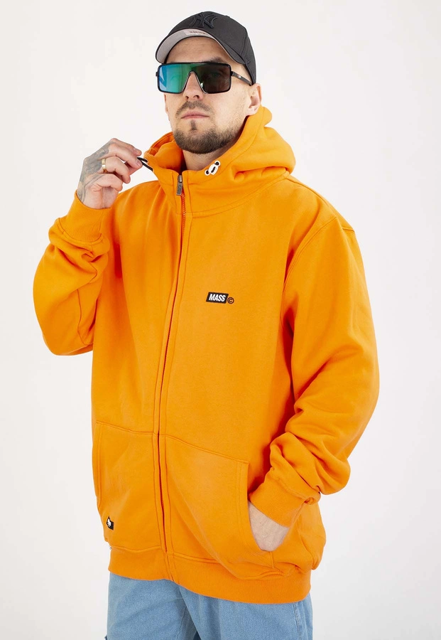 Bluza Mass Z Kapturem ZIP Mini Box pomarańczowa