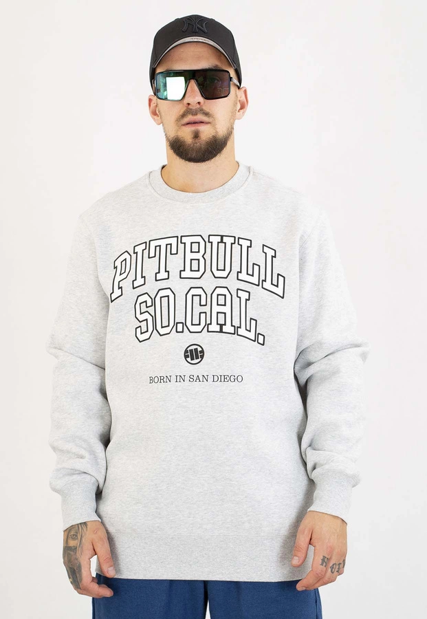 Bluza Pit Bull Bez Kaptura So Cal grey melange