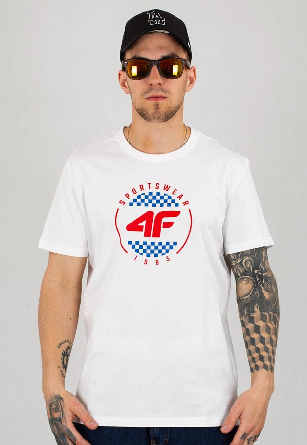 T-shirt 4F TSM022 biały