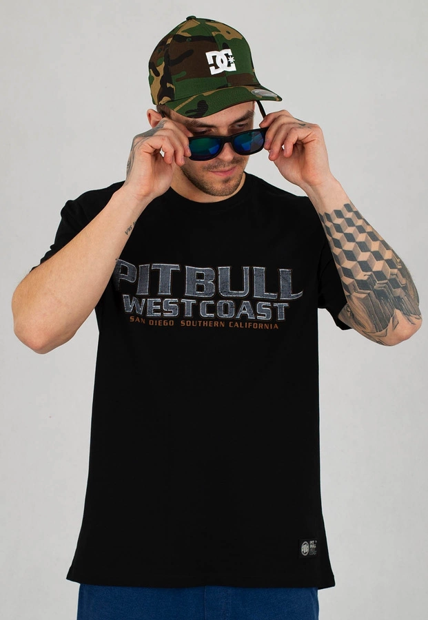 T-shirt Pit Bull Fighter czarny