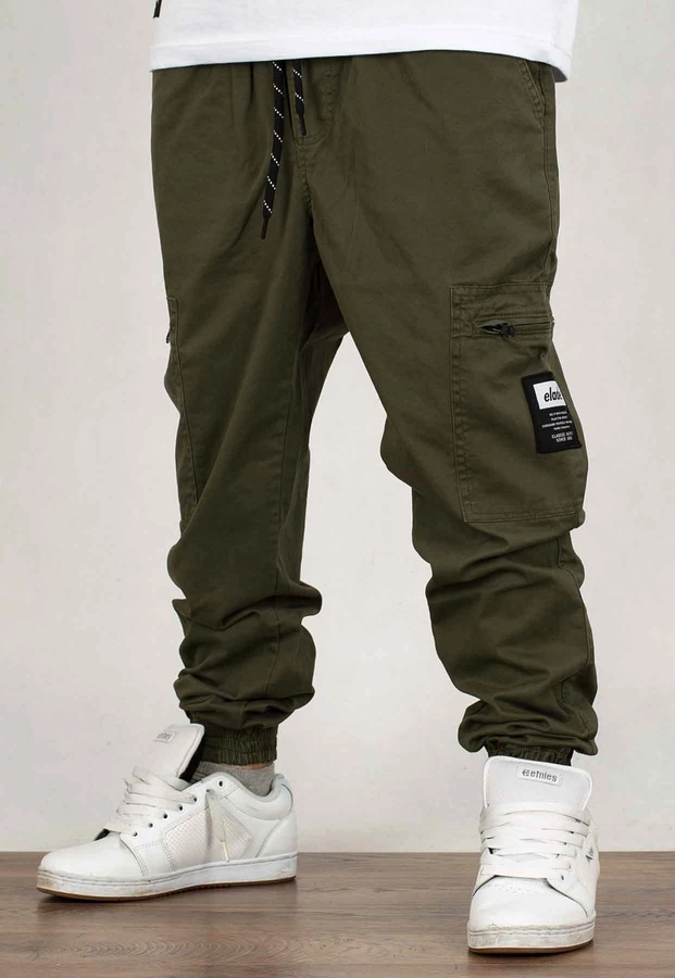 Spodnie Elade Joggery Cargo olive