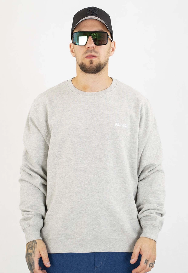 Bluza Prosto Bez Kaptura Infinity Logo szara