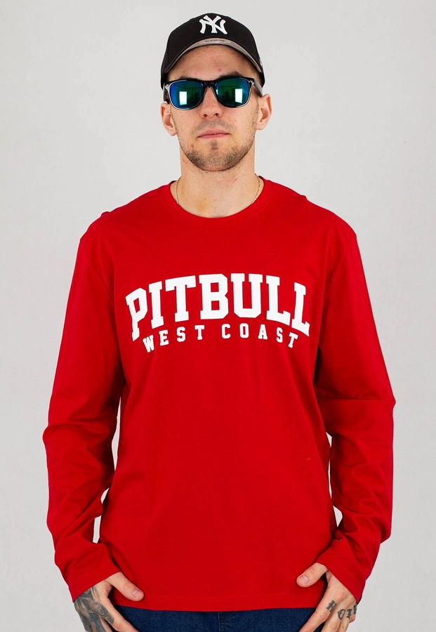 Longsleeve Pit Bull Willson czerwony