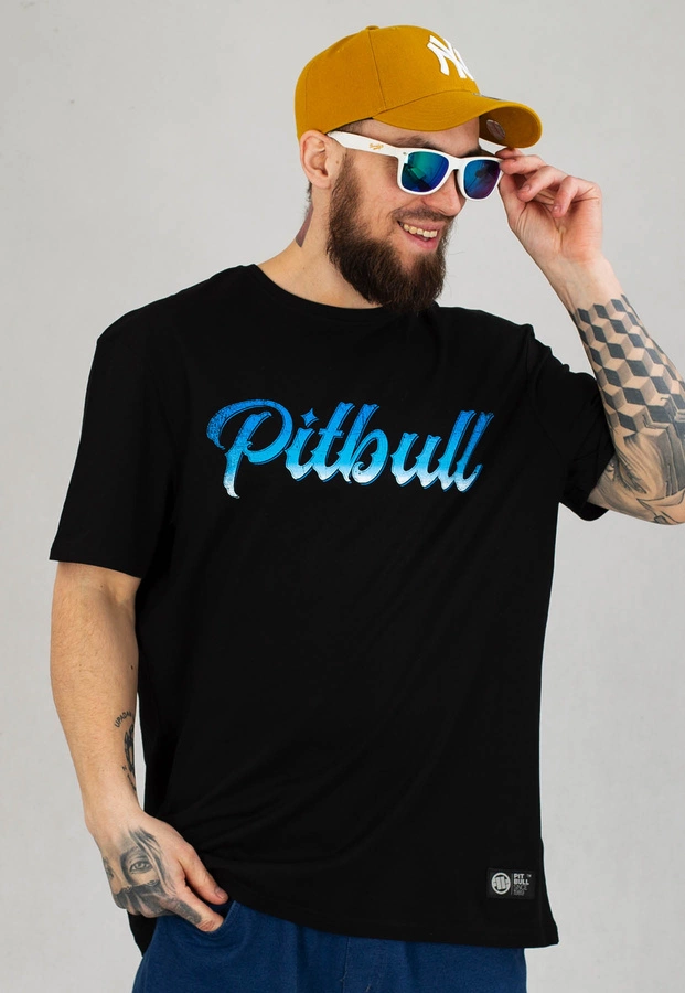 T-shirt Pit Bull Middle Blue Eyed Devil 23 czarny