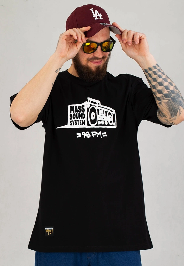 T-shirt Mass Soundsystem czarny