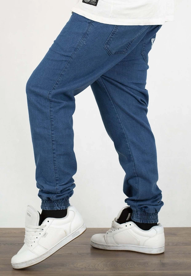 Spodnie Patriotic Jeansowe Laur ciemno niebieskie