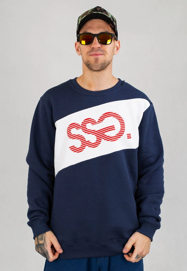 Bluza SSG Striped Logo granatowa