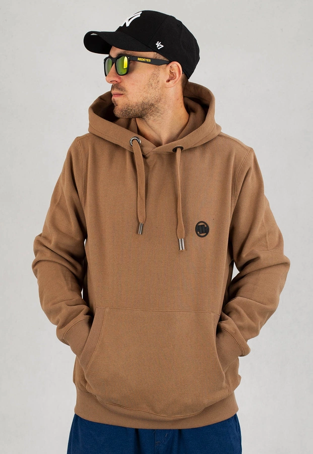 Bluza Pit Bull Small Logo brązowa