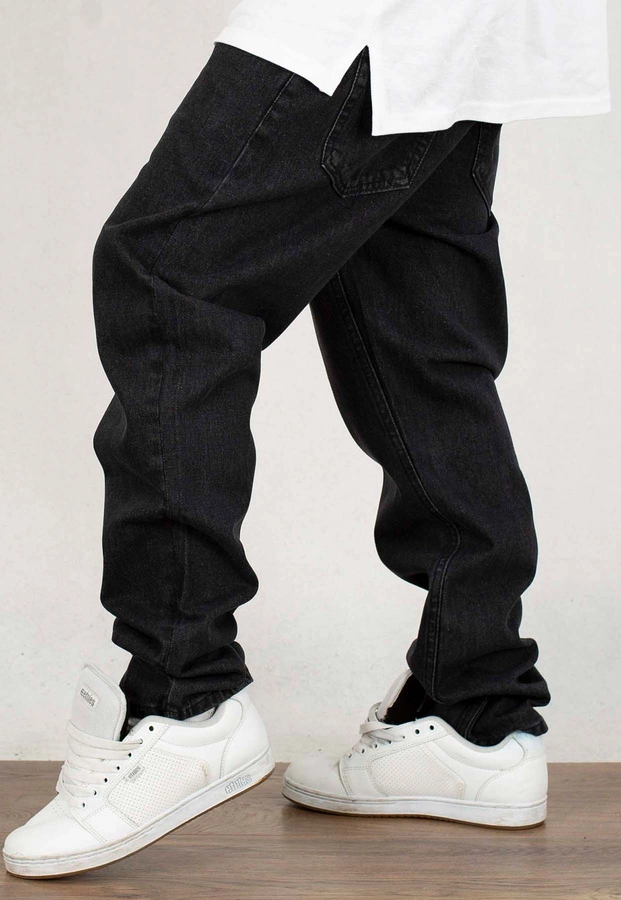 Spodnie Mass Jeans Baggy Fit Box black wash