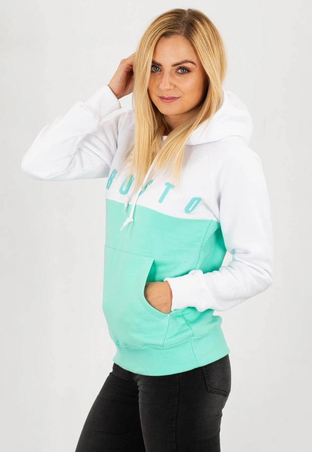 Bluza Prosto Cake biało miętowa